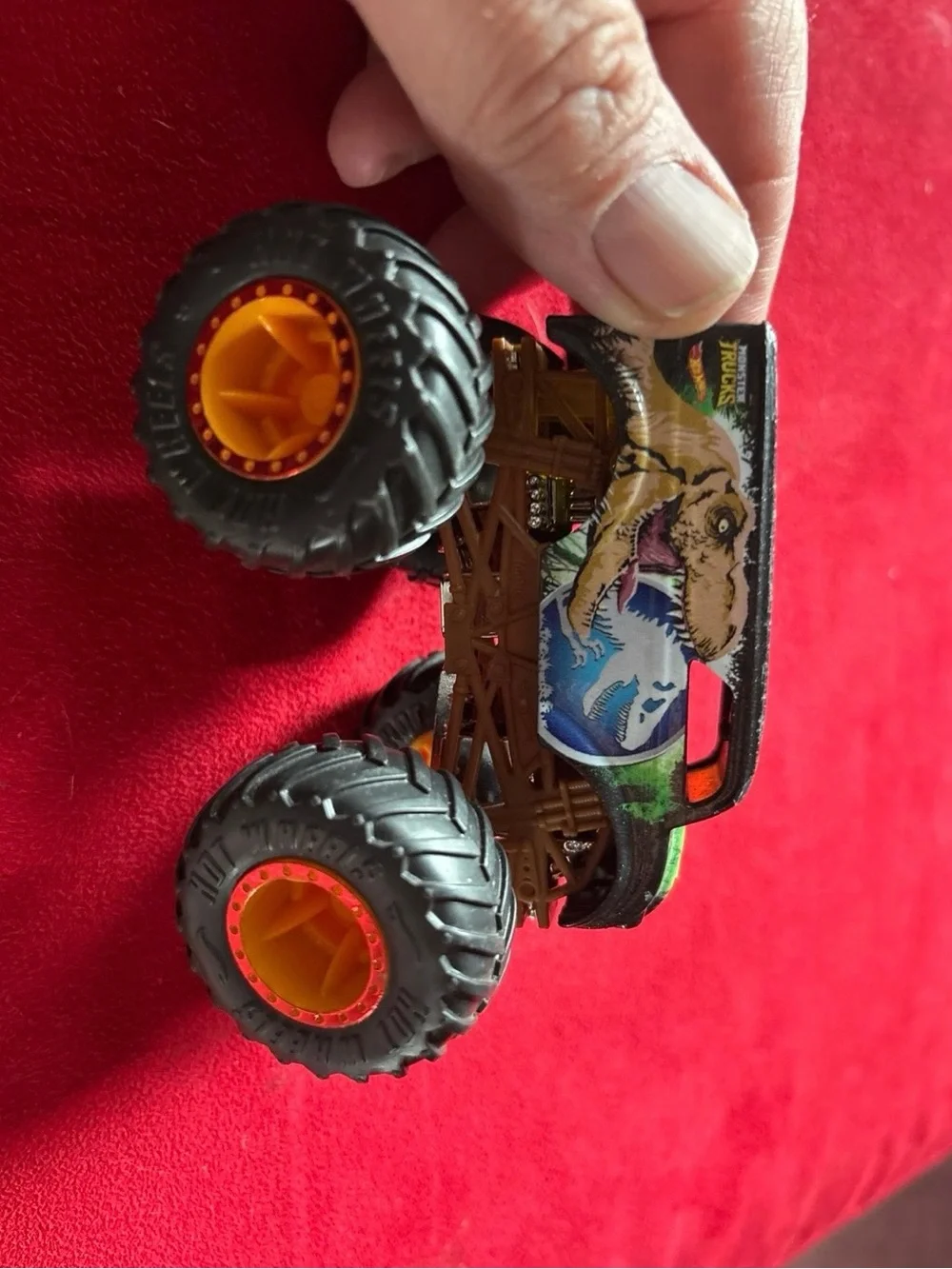 Hot Wheels Monster Jam Trucks JURASSIC WORLD Dinosaur Truck 1/64 T-REX VHTF